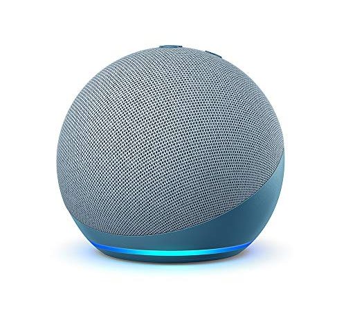 Echo Dot (4e génération), Reconditionné Certifié, Bleu-gris | Enceinte connectée avec Alexa