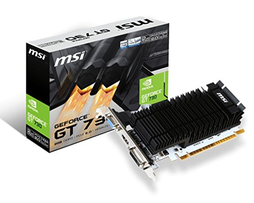 MSI N730K-2GD3H/LP Carte graphique Nvidia GeForce GT 730 902 MHz 2048 Mo PCI Express