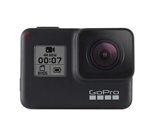 GoPro HERO7 Caméra Numérique Embarquée Étanche avec Écran Tactile, Vidéo HD 4K, Photos 12 MP, Diffusion en Direct et Stabilisation Intégrée