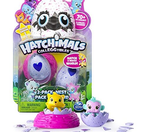 Hatchimals à Collectionner - 6034164 - Pack de 2 Figurines - Modèles Aléatoires