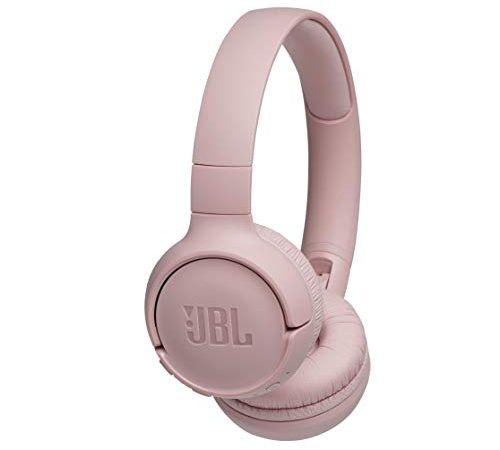 JBL TUNE500BT – Casque supra-auriculaire – Léger et pliable – Écouteurs Bluetooth sans fil – Avec micro et commande mains libres – Autonomie jusqu'à 16 hrs – Rose