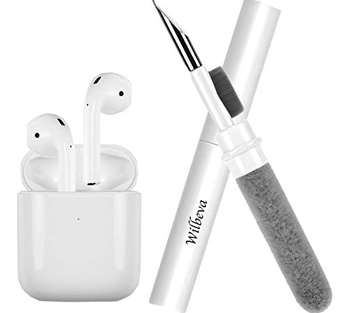 Kit de Nettoyage pour Airpods Pro 1/2/3 /Android, Nettoyant pour écouteurs Bluetooth Wilbeva, Stylo de Nettoyage Multifonction pour écouteurs Outils de Nettoyage avec Brosse Douce