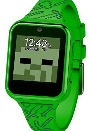 Minecraft MIN4045AZ Montre connectée interactive à écran tactile -