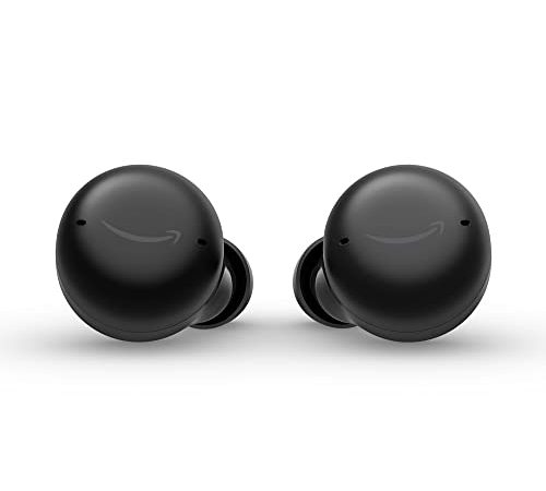 Nouveaux Echo Buds (2e génération) | Écouteurs sans fil avec suppression active du bruit et Alexa | Noir