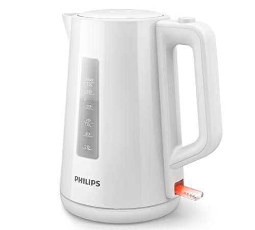 Philips HD9318/00 Bouilloire Plastique Blanche 1,7 L, 2 200 W