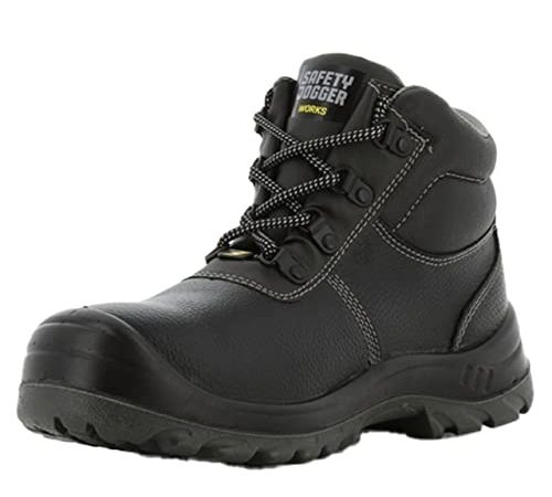 SAFETY JOGGER Chaussures de Sécurité à Embout d'Acier, Hommes - S3 / S1P Chaussure de Travail Femmes, Semelle Antidérapante, Amortissant les Chocs, Hydrofuge et Oléofuge, Légères, 43 EU