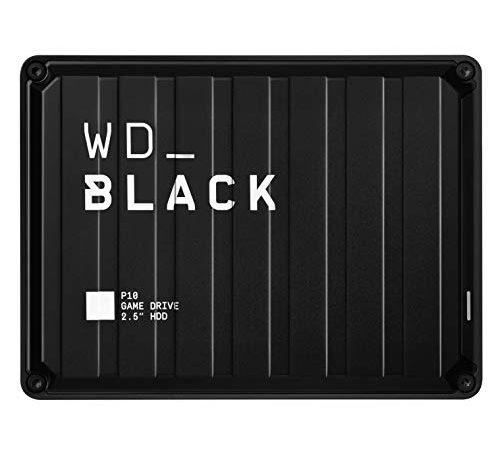 WD_Black P10 4To - Disque dur portable externe gaming pour un accès mobile à votre bibliothèque de jeux, fonctionne sur console et PC