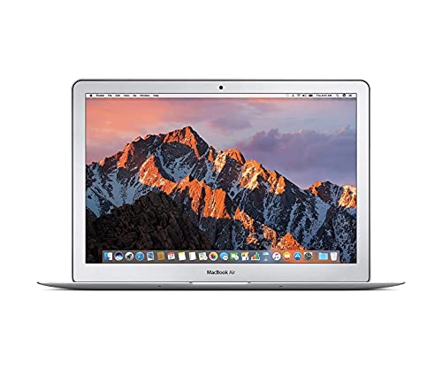 2017 Apple MacBook Air avec 1.8GHz Intel Core i5 (13-pouces, 8Go RAM, 128GB SSD Stockage) (Clavier QWERTY UK) - Argent (Reconditionné)