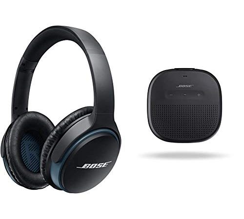 Bose SoundLink II Casque Circum-aural sans Fil - Noir & Enceinte Bluetooth SoundLink Micro - Noir