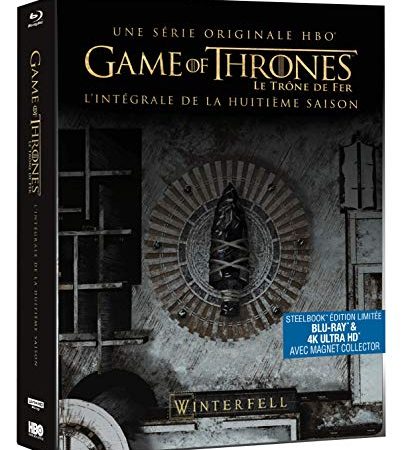 Game of Thrones – Saison 8 Steelbook Edition Limitée (Blu-ray + 4K ultra HD) [SteelBook édition limitée - Blu-ray + 4K Ultra HD + Magnet Collector]