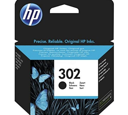 HP 302 Standard Capacity Black Original Ink Cartridge - letterbox friendly