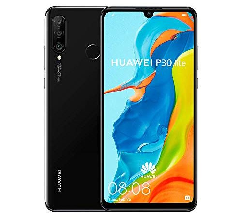 Huawei P30 Lite Smartphone débloquée 4G LTE, Dual (128 Go - 4 Go de RAM - Android 9 0 Pie) Noir