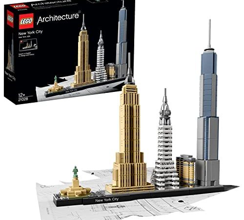 LEGO 21028 Architecture New York Skyline Ensemble de Construction, modèle de Collection et d'affichage pour Adultes