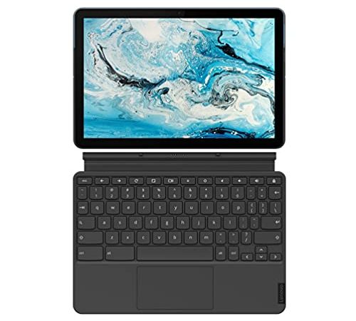 Lenovo Chromebook IdeaPad Duet Ordinateur Portable 2-en-1 10.1" FHD clavier détachable (MediaTek P60T, RAM 4 Go, eMCP 128 Go, ChromeOS, AZERTY)