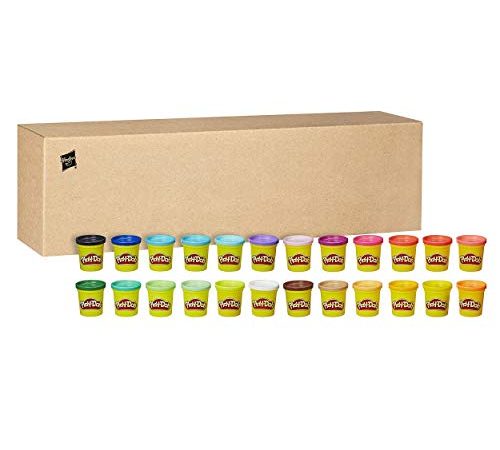 Play-Doh – 24 pots de Pate à Modeler de couleurs - 84 g chacun multicolor