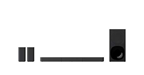 Sony Barre de son TV 5.1 HT-S20R Dolby Surround avec caisson de basses filaire et haut-parleurs arrière, noir