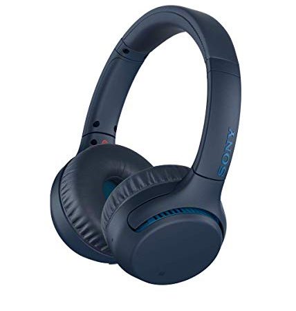 Sony WH-XB700 Casque sans fil extra-basses, 30 heures d'autonomie de la batterie, 360°, audio de réalité 360°, optimisé pour l'assistant vocal – Bleu (renouvelé)