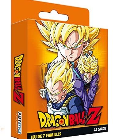 Cartamundi France - ABYstyle ABYstyle - Dragon Ball - Jeu de Cartes - 7 familles DBZ