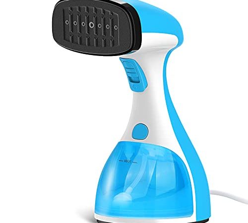 MLMLANT Steamer Défroisseur Vapeur vertical 1600W, Fer à Repasser Portable 350ML 15S Réchauffage Rapide Défroisseur à Main Vapeur à Vêtements Pour Tissu et Textile, maison.