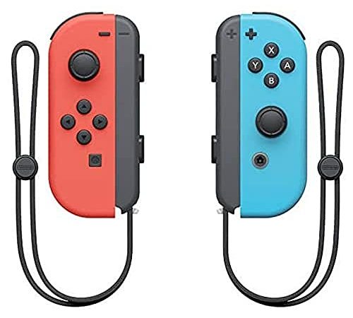 Nintendo Switch Paire de manettes Joy-Con - droite bleu néon/gauche rouge néon [video game]