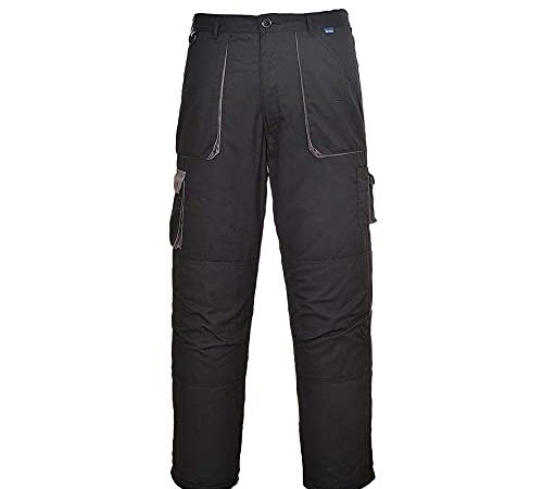 Portwest TX11 Pantalon de travail, M, Noir