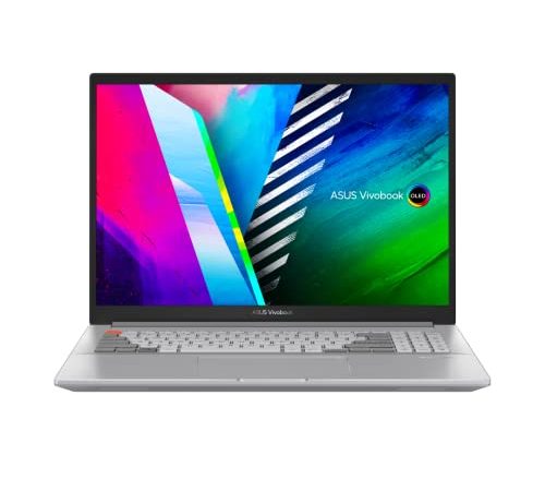 ASUS Vivobook Pro 16X N7600QE-L2102W PC Portable 16" 4K OLED (Ryzen 7-5800H, RAM 16Go, SSD 512GB, RTX3050 Ti, Windows 11 Home) Clavier AZERTY Français, METEOR WHITE