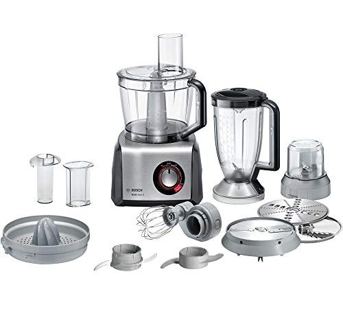 Bosch MultiTalent 8 MC812M844 – Robot de cuisine polyvalent avec plus de 50 fonctions – 1250 W – Grande capacité de 3,9 L – Couleur : Noir