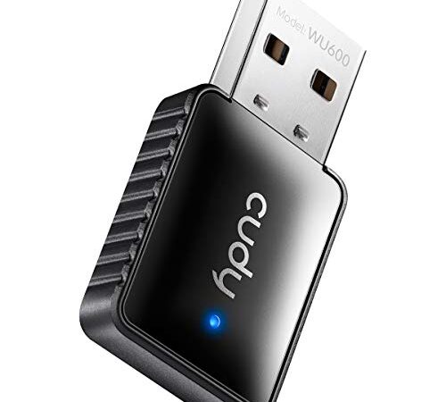 Cudy WU600 AC 600Mbps Clé WiFi USB Pour PC, Installation automatique, pour Windows 10 / 8.x / Vista / 7 / XP