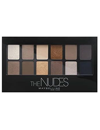 Maybelline New York – Palette Fards à Paupières – The Nudes – 12 couleurs