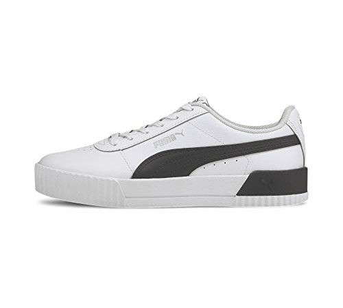 PUMA Carina L Baskets Femme Puma White Puma Black Puma Silver 38 EU