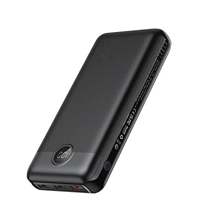 VEGER Batterie Externe 30000mAh Batterie Portable Charge Rapide PD 20W Max Power Bank USB C avec 4 Sorties et 2 Entrées pour iPhone 13 12 Samsung S21 S20 S22 Huawei Xiaomi