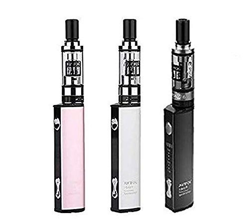 cigarettes électroniques kit complet JUSTFOG Q16 Starter Kit 900mAh avec clearomiseur Q16 de 1,9 ml 8 Niveau variable fonction de tension Pas de liquide, pas de nicotine (argent)