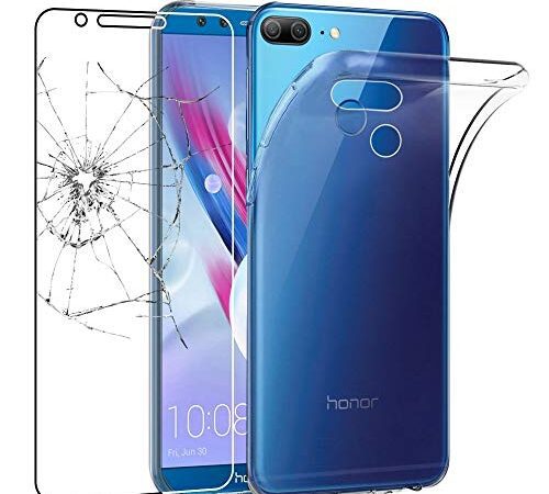 ebestStar - Coque Compatible avec Huawei Honor 9 Lite Etui Housse Silicone Gel Anti-Choc Ultra Fine Invisible, Transparent + Film Verre Trempé [Appareil: 151 x 71.9 x 7.6mm, 5.65'']