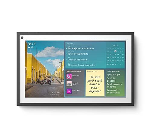 Echo Show 15 | Écran connecté Full HD 15,6" pour l'organisation du foyer avec Alexa