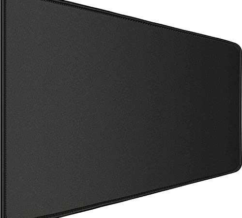 FARTE Tapis de Souris Taille XL (60 x 30 cm) Grand Mouse Pad , approprié pour Souris de Bureau et Souris de Gaming(Noir)