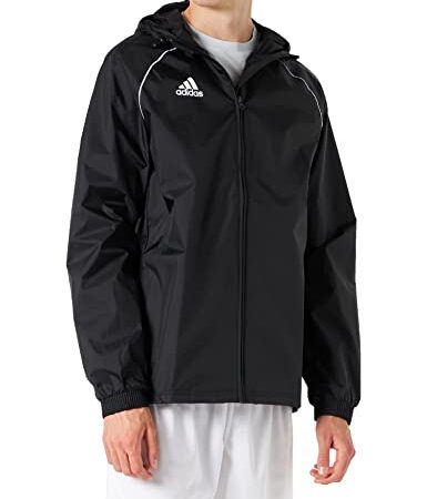 adidas CORE18 RN JKT Jacket Homme, Noir/Blanc, M