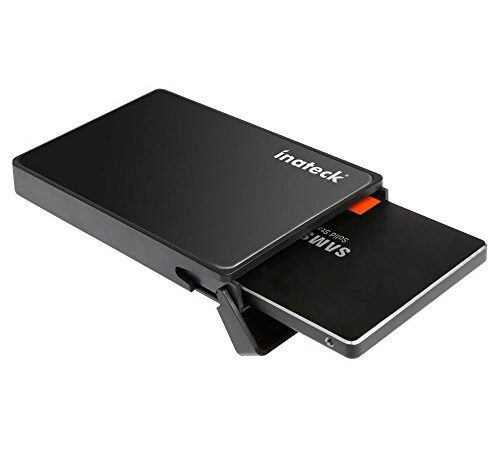 Inateck [Optimisé SSD/UASP Compatible] USB 3.0 Boîtier Disque Dur 2,5 SATA Disque Dur Externe 2,5 Pouces/SSD,FE2005