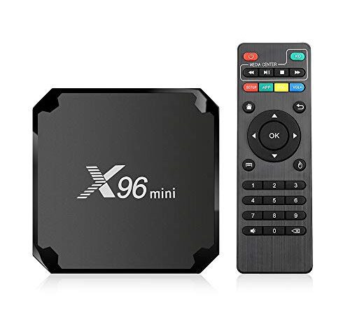 X96Mini Lecteur Multimédia de Diffusion en continu Android 9.0/Boîte TV 4K avec Amlogic S905W Quad-Core chipset, WiFi,4K HD,H.265 Smart TV Box (2G RAM 16G ROM)