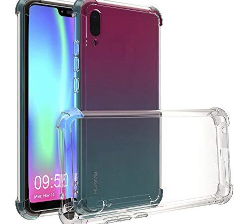 Coque Anti-Shock pour Huawei Y6 Pro 2019 - Y6 2019, TPU Transparent en Silicone Antichoc