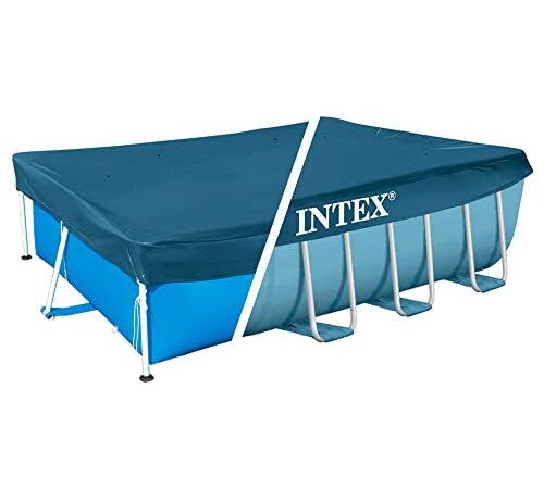 Intex bâche protection pour piscine rectangulaire tubulaire 4m x 2m