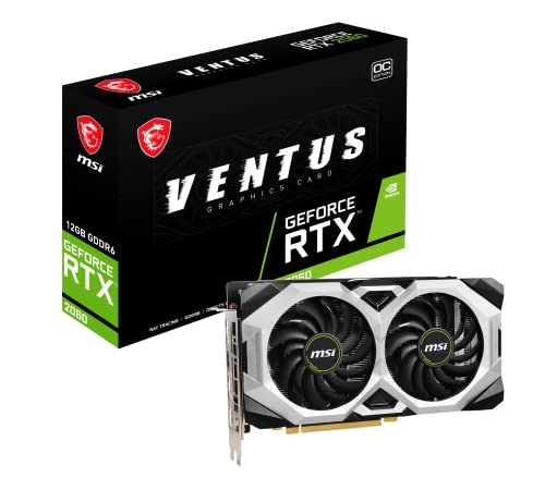 MSI COMPUTER GeForce RTX 2060 Ventus 12G OC Carte Graphique