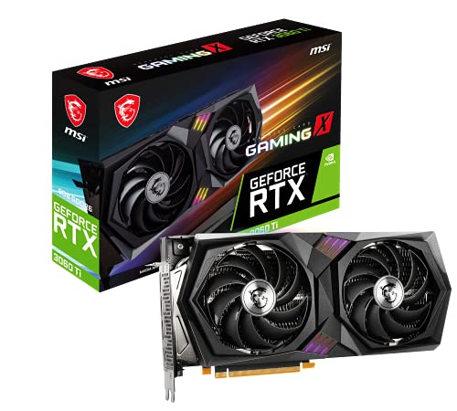 MSI GeForce RTX 3060 Ti Gaming X 8G LHR NVIDIA 8 Go GDDR6 Carte Graphique Noir