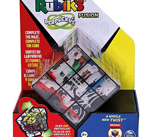 PERPLEXUS – LABYRINTHE JUNIOR ET RUBIK'S CUBE – Jeu de Casse-Tête Perplexus Rubik's 3x3 – Jouet Hybride Labyrinthe 3D et Rubik's Cube avec Bille – 6055892 – Jouet Enfant 8 Ans et +