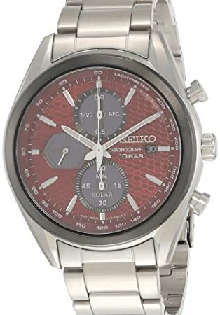 Seiko Homme Analogique Quartz Japonais Montre avec Bracelet en Acier Inoxydable SSC771P1