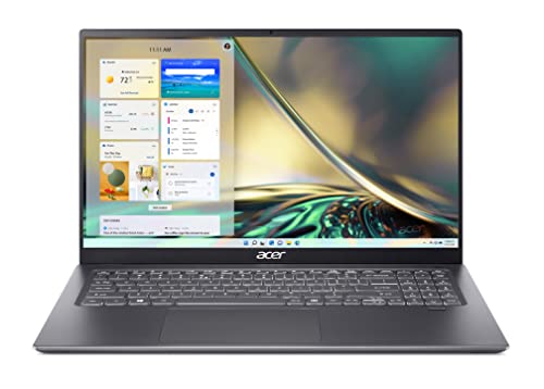 Acer Swift 3 SF316-51-720B Ordinateur Portable Ultrafin 16,1'' FHD IPS, PC Portable (Intel Core i7-11370H, RAM 16Go, SSD 1024Go, Intel Iris Xe Graphics, Windows 11 Famille) Clavier AZERTY, Laptop Gris