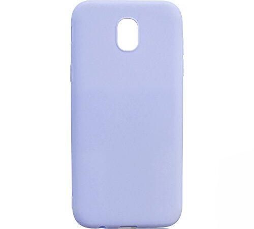 Funluna Coque Samsung Galaxy J5 2017 Étui Doux Mince Silicone Gel Skin, Lilas