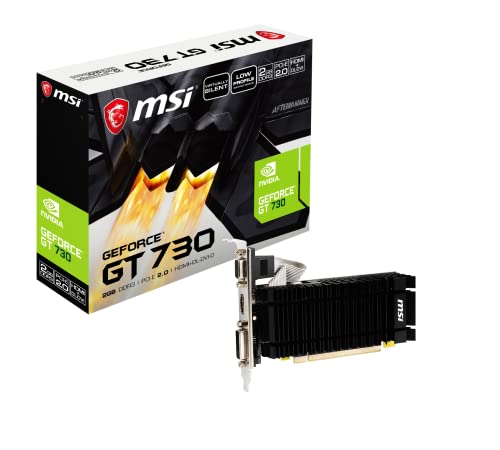 MSI N730K-2GD3H/LPV1 NVIDIA GeForce GT 730 2 Go GDDR3