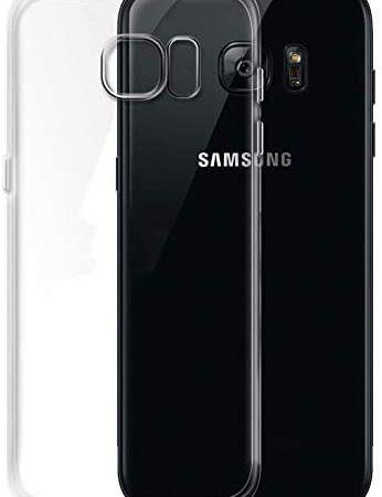 NEW'C Coque pour Samsung Galaxy S7 Edge, Ultra Transparente Silicone en Gel TPU Souple Coque de Protection avec Absorption de Choc et Anti-Scratch