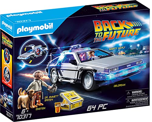 PLAYMOBIL 70317 Back to the Future DeLorean- Back to the futur- Retour vers le futur- Back to the future Retour vers le futur