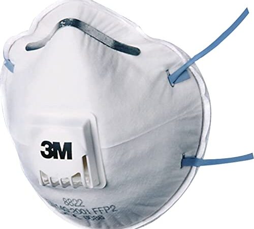 3M 8822 Masque antipoussière jetable FFP2 (pack de 10)